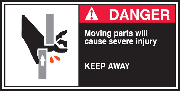 Electrical Safety Labels 2 1/2" x 5" Adhesive Vinyl / - LECN172