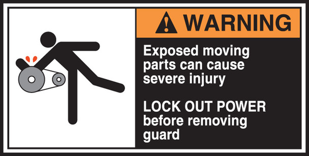 Electrical Safety Labels 2 1/2" x 5" Adhesive Vinyl / - LECN360