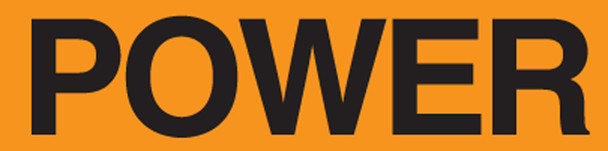 Voltage Markers: Power 1/2" x 2 1/4" Adhesive Vinyl / - LELC571