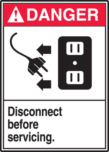 Equipment Safety Labels 5" x 3 1/2" Adhesive Vinyl 5/Pack - LEQM172VSP