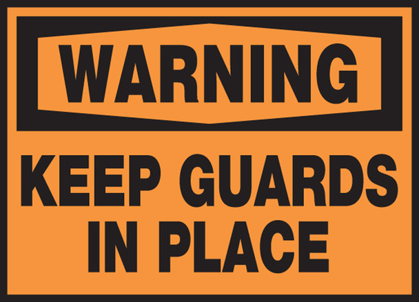Equipment Safety Labels 3 1/2" x 5" Adhesive Vinyl 5/Pack - LEQM327VSP