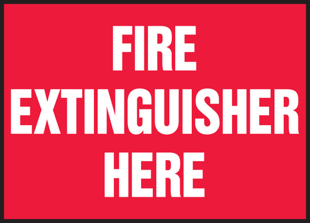 Fire Safety Labels 5" x 7" / - LFXG436VSP