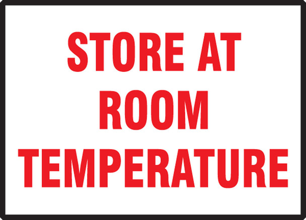 SAFETY LABEL 3 1/2" x 5" Adhesive Dura Vinyl 1/Each - LHSK512XVE