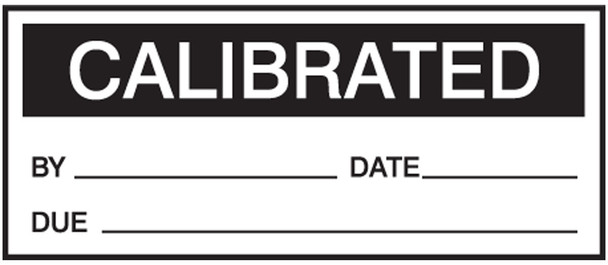 Production Control Labels: Calibrated 5/8" x 1 1/2" Adhesive Vinyl / - LPC428