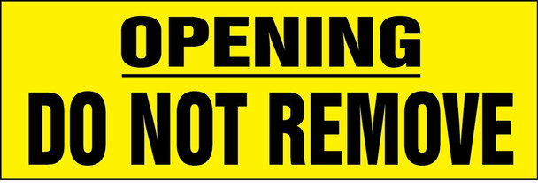 Fall Protection Safety Labels 4" x 12" Adhesive Dura-Vinyl 1/Each - LSTF509