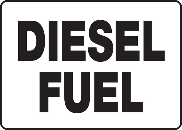 Safety Sign: Diesel Fuel 7" x 10" Aluma-Lite 1/Each - MCHL545XL
