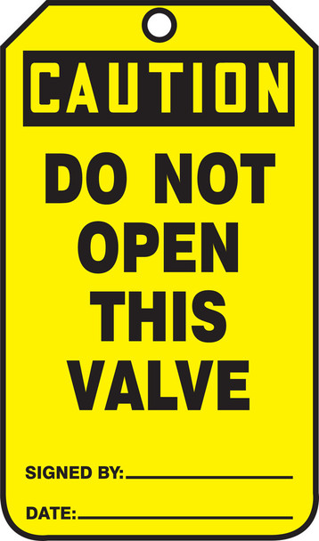 Safety Tag Standard Back B PF-Cardstock 5/Pack - MDT632CTM