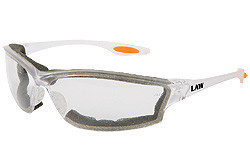 MCR Law 3 Clear Foam Lined Glasses LW310AF - Box/12 Pair