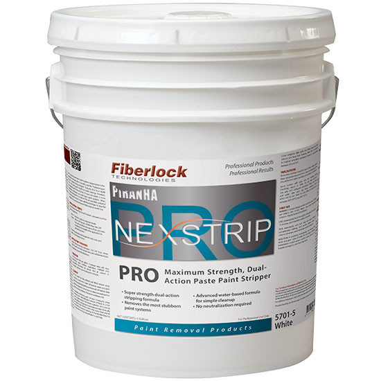 Fiberlock NexStrip PRO - Maximum Strength Dual - Action Paste Paint Stripper - 5G - 5701-5