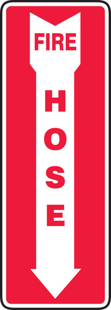 Fire Safety Sign 14" x 5" Aluminum 1/Each - MFXG597VA