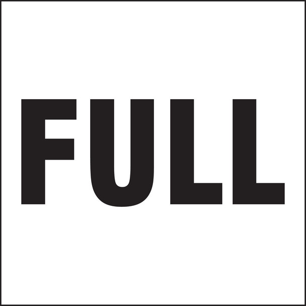 Drum & Container Labels: Full 6" x 6" Adhesive-Poly Sheet 100/Pack - MHZW520EVC