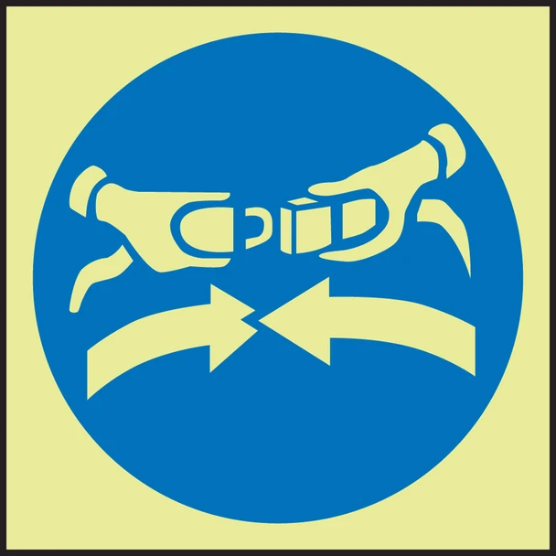 IMO - LIFE SAVING & RESCUE EQUIPMENT 6" x 6" Lumi-Glow Dura-Adhesive 1/Each - MLMR200GE