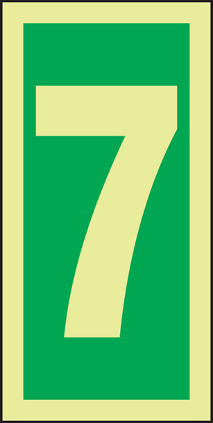 IMO CHARACTERS 6" x 3" Lumi-Glow Dura-Adhesive 1/Each - MLMR307GE