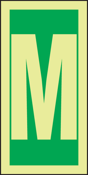 IMO CHARACTERS 6" x 3" Lumi-Glow Dura-Adhesive 1/Each - MLMR333GE