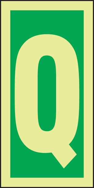 IMO CHARACTERS 6" x 3" Lumi-Glow Dura-Adhesive 1/Each - MLMR337GE