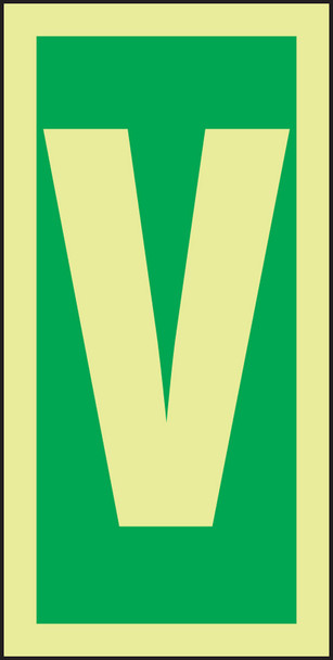 IMO CHARACTERS 6" x 3" Lumi-Glow Dura-Adhesive 1/Each - MLMR342GE