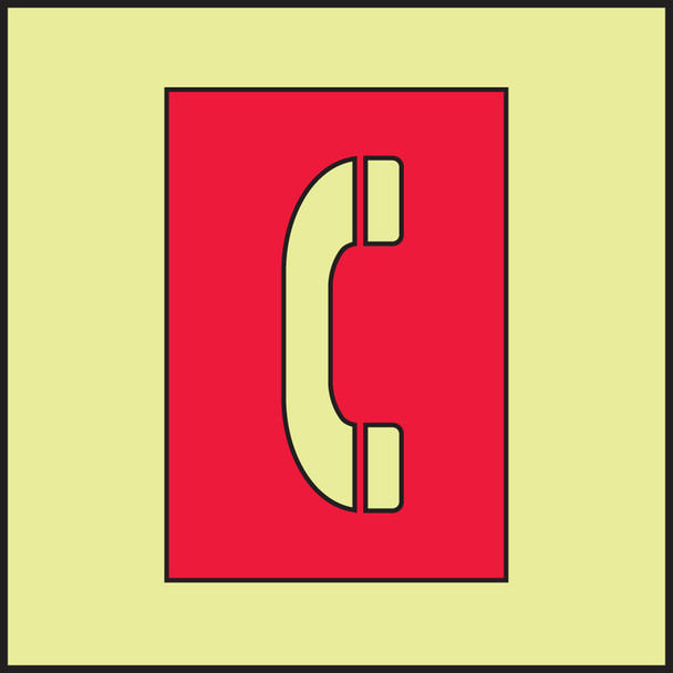 IMO - FIRE CONTROL EQUIPMENT 6" x 6" Lumi-Glow Dura-Plastic 1/Each - MLMR913GX