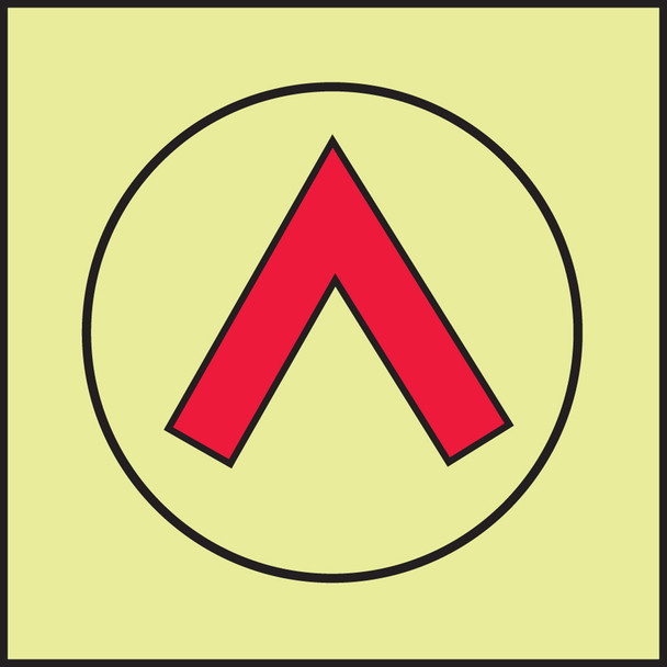 IMO - FIRE CONTROL EQUIPMENT 6" x 6" Lumi-Glow Dura-Plastic 1/Each - MLMR919GX