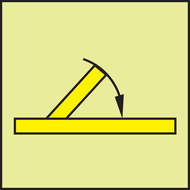 IMO - FIRE CONTROL EQUIPMENT 6" x 6" Lumi-Glow Dura-Adhesive 1/Each - MLMR984GE