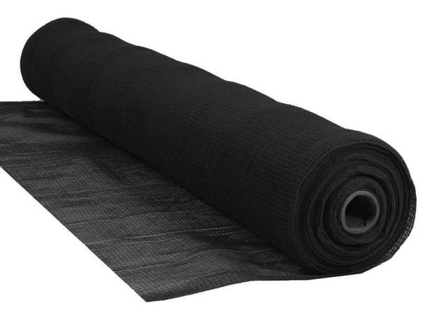 Black Flame Retardant 1/4" Mesh Debris Netting - 8'6"' x 150'