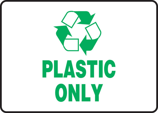 Safety Signs: Plastic Only 7" x 10" Dura-Plastic 1/Each - MPLR572XT