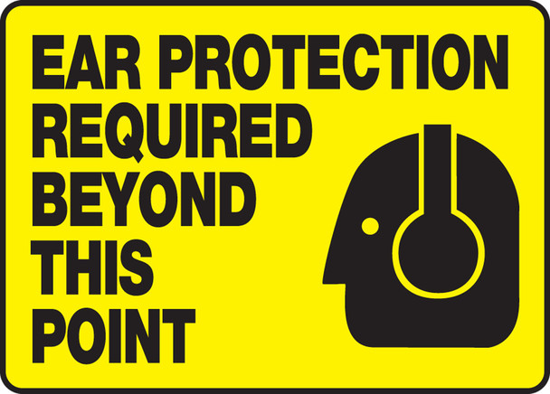 PPE Safety Sign 7" x 10" Accu-Shield 1/Each - MPPE559XP