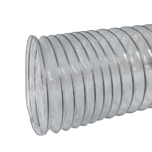 Nikro 8" x 25' Heavy Duty PVC Flex Duct 860245 Jendco Safety Supply