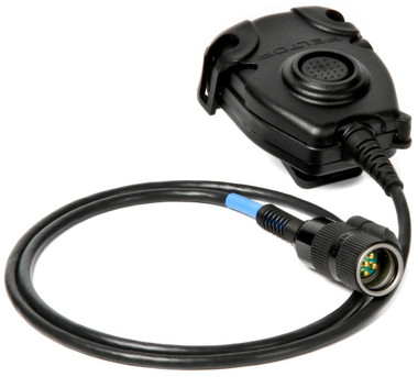 3M PELTOR Push-To-Talk (PTT) Adapter Military Radio - with 6-PIN