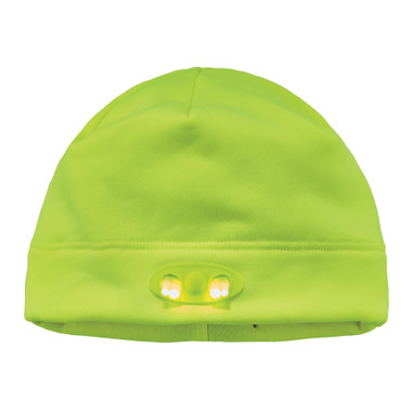 Ergodyne N-Ferno 6804 Skull Cap Winter Hat with LED Lights