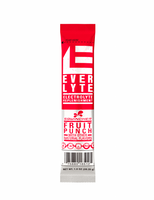 Sqwincher EverLyte 1oz Electrolyte Replenishment Packs- Fruit Punch - 100/Packs per Case - 159060970