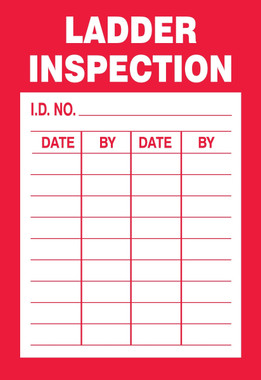Safety Label: Ladder Inspection 4