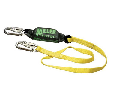 Manyard Shock-Absorbing Lanyard, Rebar Hook, 219WRS/6FTYL