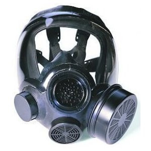 MSA Advantage 1000 Riot Control Gas Mask w/Canister [S, M, L