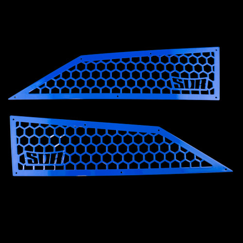 RZR TURBO Bed Side Grille Blue