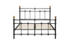 The Birlea Black Metal Bed Frame 