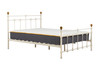 Birlea Cream Metal Bed Frame