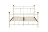 Birlea Cream Metal Bed Frame