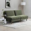 Brock Modular Sofa Bed (Chair) - Olive