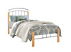 Birlea Tetras Beech & Silver Bedstead 