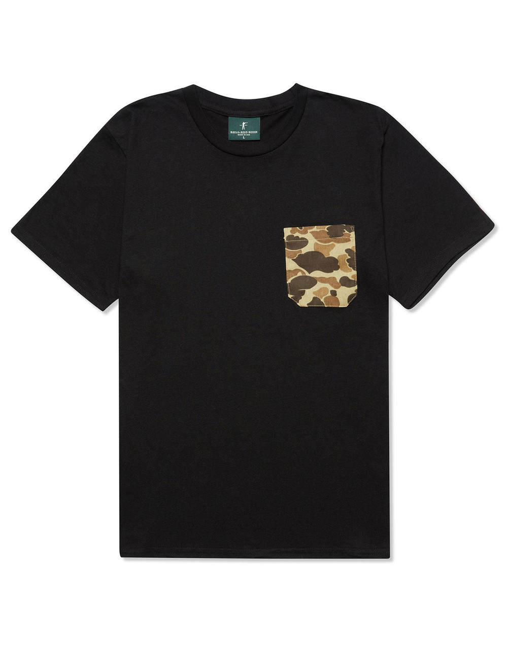 Original Camo Pocket Tee in Black