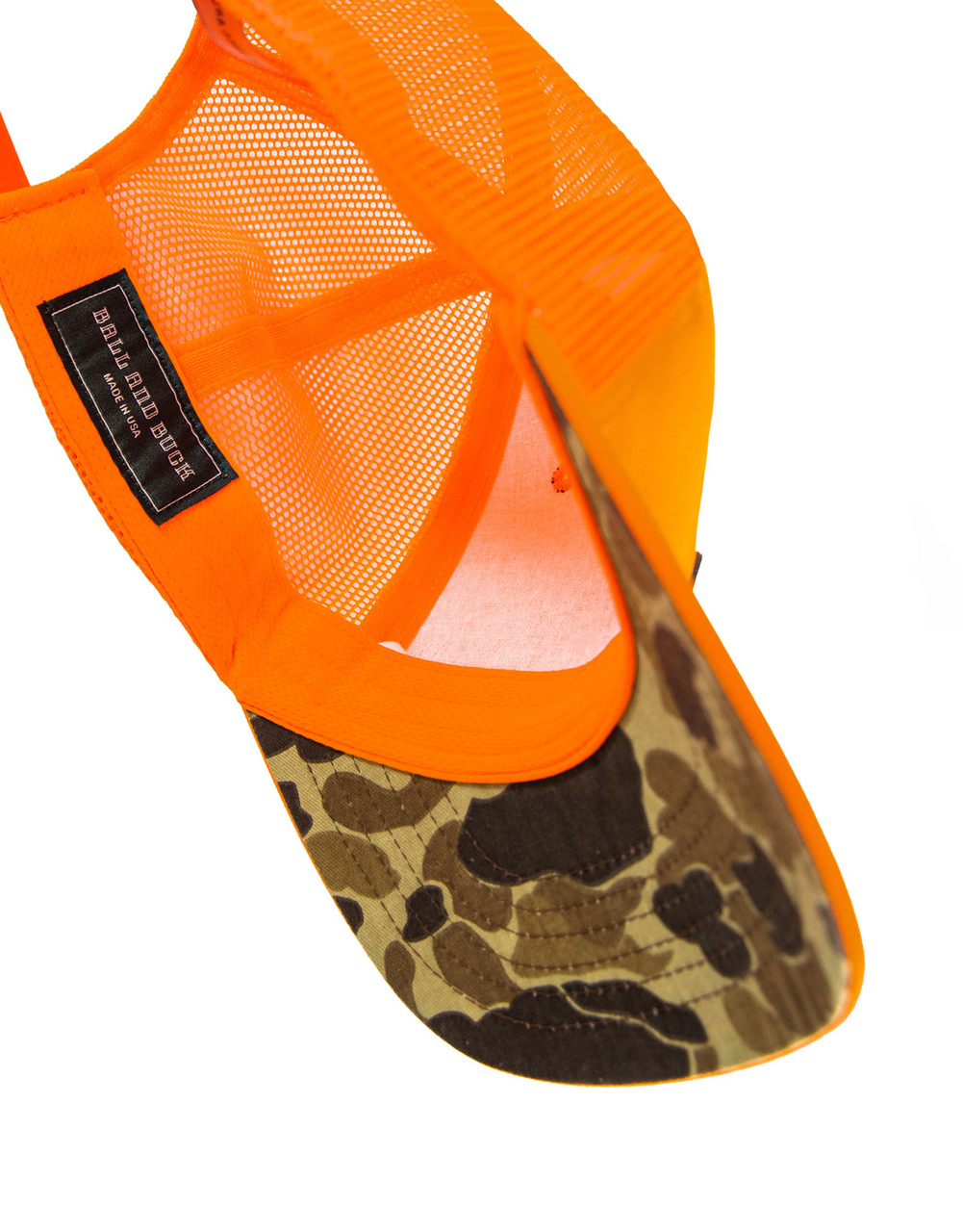 Upland Snapback Hat in Blaze Orange Upland Hunting Hats Ball and Buck