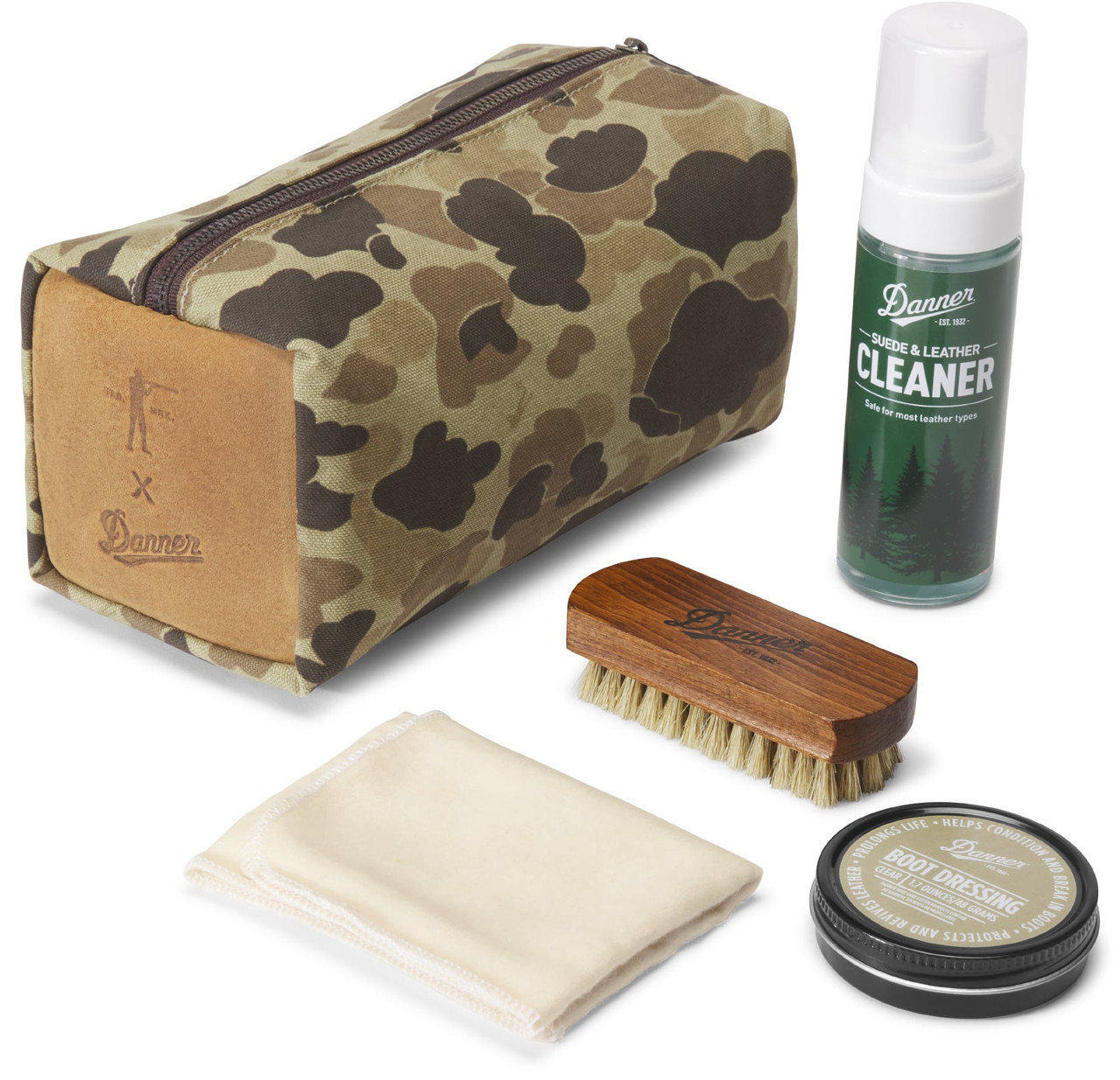 Danner x Ball and Buck Leather Care Dopp Kit in Original Camo