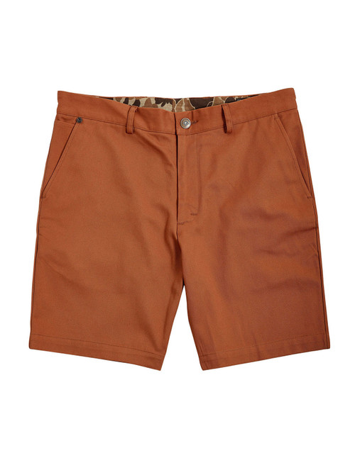 6 Point Short Chino Twill in Nutmeg