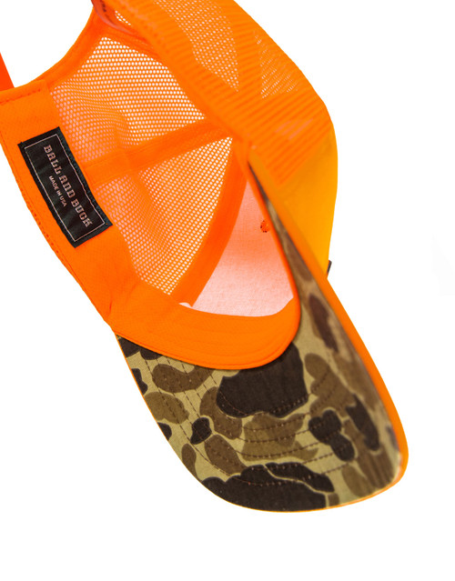 Upland Snapback Hat in Blaze Orange Upland Hunting Hats Ball and Buck