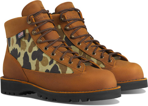 Danner x Ball and Buck Light Boots in Original Camo pair