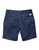 6 Point Short Duck Cotton in Denim Blue