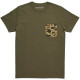 Ball and Buck Pocket Tee in Olive/Original Camo - front