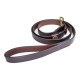 Premium Leather Leash 6-Foot rolled