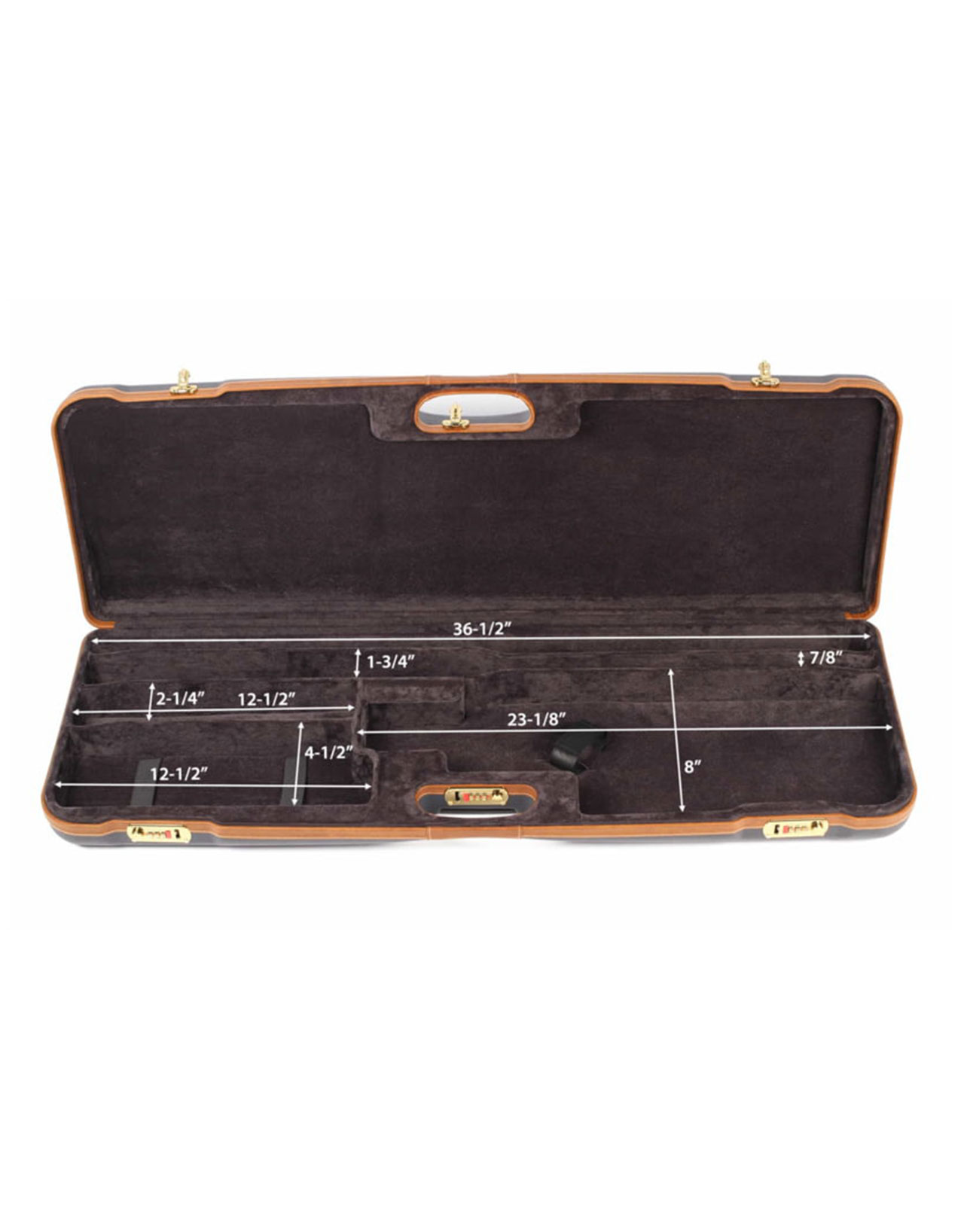 O/U Deluxe High Rib Trap/Sporting Combo Shotgun Case Ball and Buck