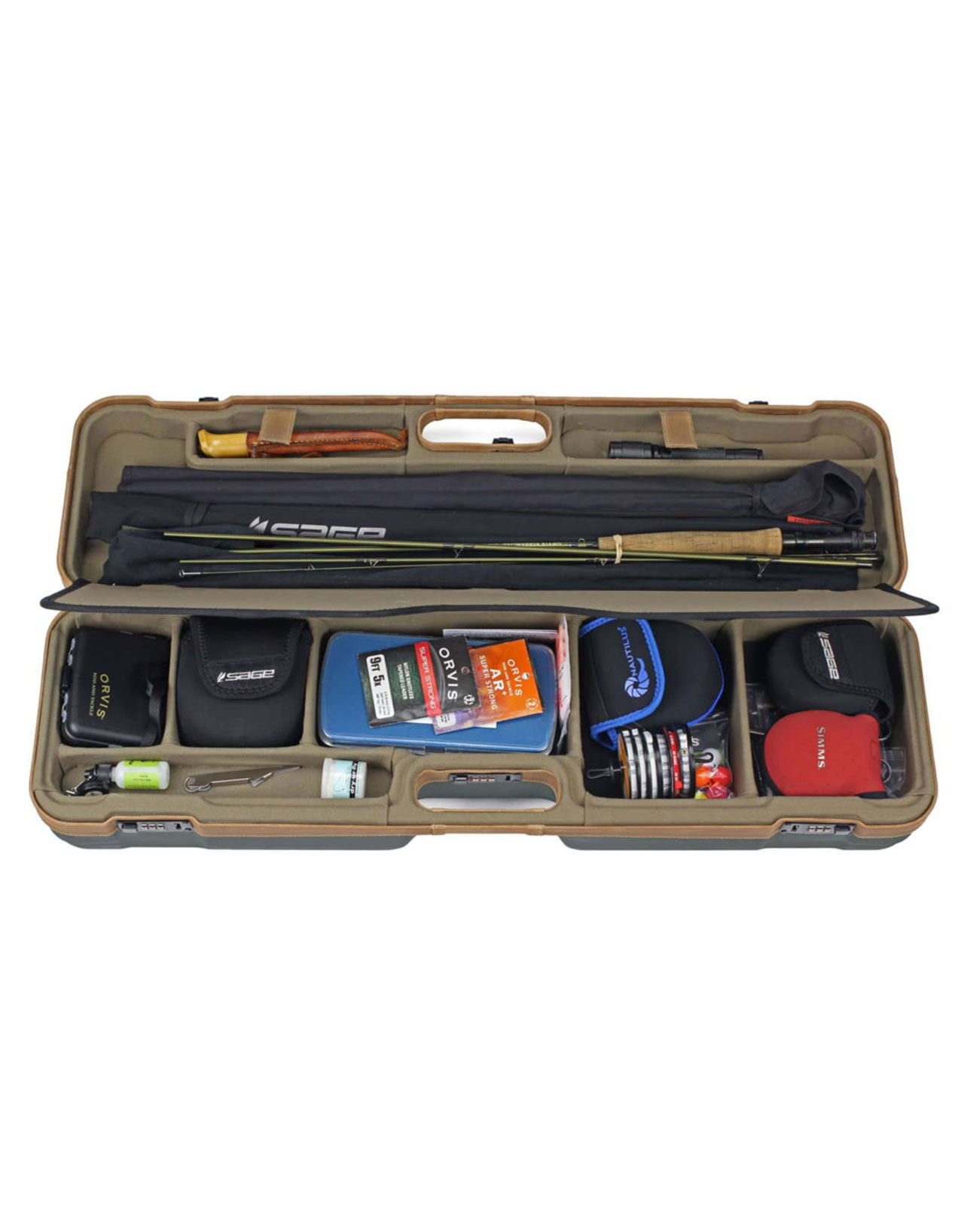 Sea Run Cases Riffle QR Daily Fly Fishing Rod & Reel Travel Case